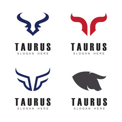 Taurus logo icon template design