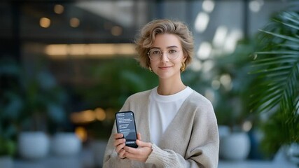 Digital CV browsing on smartphone for professional opportunities, user-focused, career