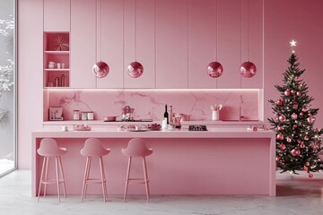 Cozy and fashionable kitchen design perfect for celebrations.