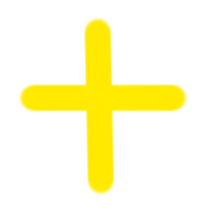 Obraz premium blue cross isolated on white