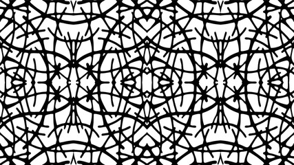 Obraz premium Tangled line art of barbed wire on white background BG Design 1124.eps