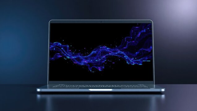 Glitch Overlay Tech Display Template