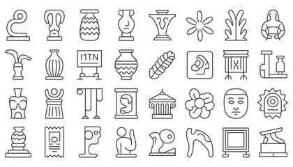 Kitchen tools icon set with food and drink illustrations