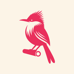 Robin bird trendy artwork ravishing abstract vector illustration colorful applied design