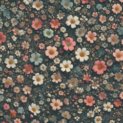 Small scattered dense repeating layout
