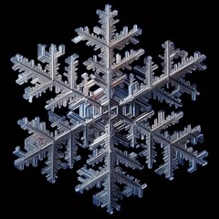 Snowflake Complex by ice crystals