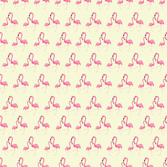 pink flamingo seamless pattern