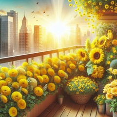 Yellow Sunshine and sunny vibe