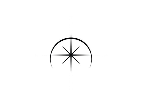 north star logo vector