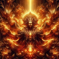 A rich by sunlit divinity