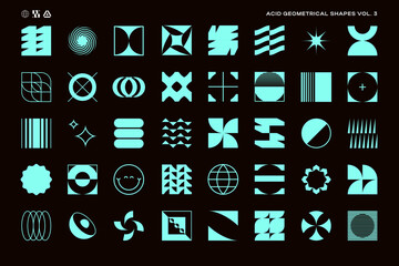 Acid Geometrical Shapes Set