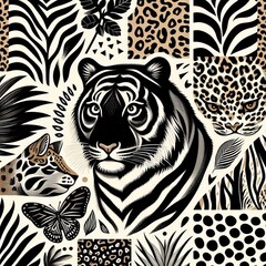 Obraz premium Animal Print animal skin patterns