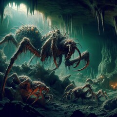 Cave Necrophages other underground life