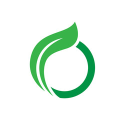 Letter O logo design template.