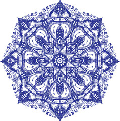 Beautiful colorful mandala design pattern background