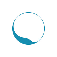 Letter O logo design template.