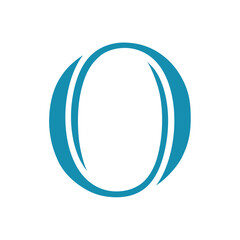 Letter O logo design template.