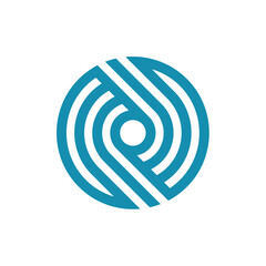 Letter O logo design template.