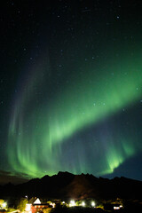 ノルウェイのロフォーテンオーロラ