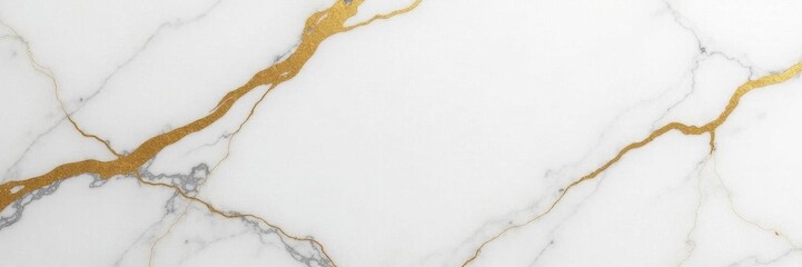 Subtle gold veining in white marble, refined backdrop , classic, veins, natural