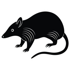 shrew vector sihouette