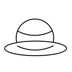 summer vacation line vector