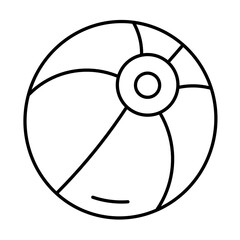 summer vacation line vector