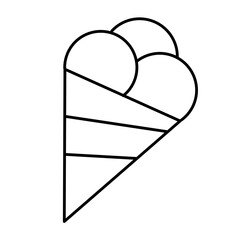 summer vacation line vector