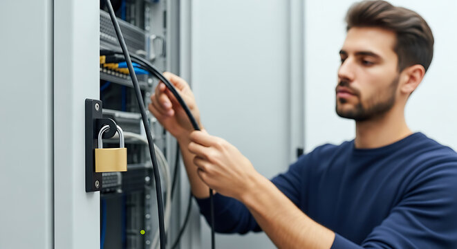 Server Room Technician: Maintenance and Security