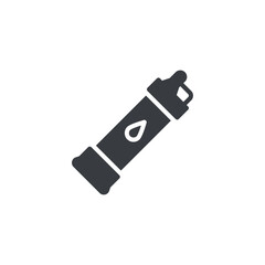 Portable water purification vector icon
