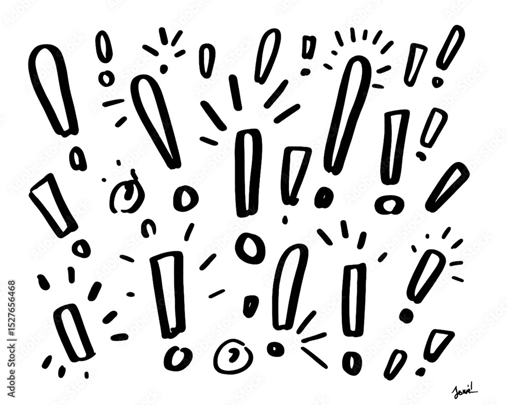 Poster abstract multicolored lines and dots on transparent background, png
