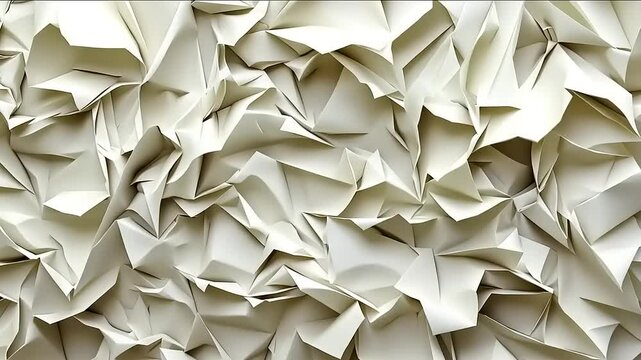 Abstract Paper Textures and Origami Elements For Creative Background Visuals