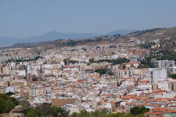 Obraz premium panoramic view of Malaga