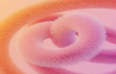 Abstract wallpaper of furry texture, 3d render. Multipurpose Glittering furry Fabric Texture. Swirl background. 