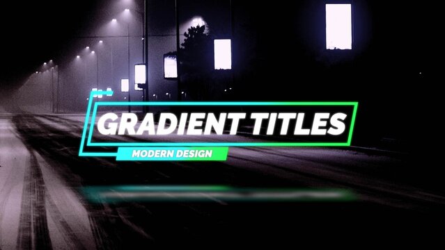 Glow Glitch Title 01
