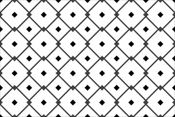 Minimalist Lattice Grid Seamless Pattern
