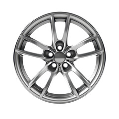Obraz premium High-performance alloy wheel design showcasing intricate details and polished finish suitable for modern vehicles