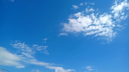 clouds in the sky for wallpaper background 