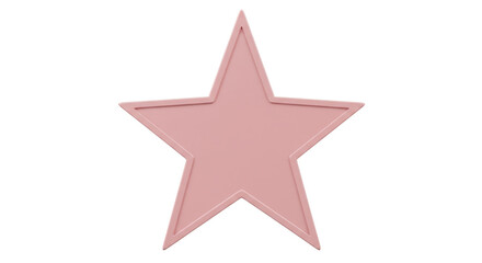 Isolated Pink Star