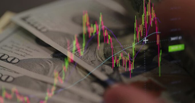 Businessman hands busy counting money in USD for investment. Trader calculating salary money paper banknotes. Concept of investment, money exchange.