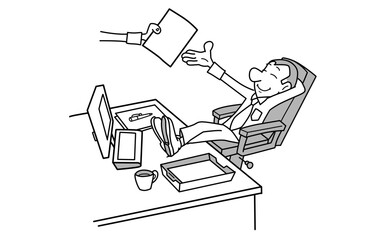 Person relaxing in modern recliner chair