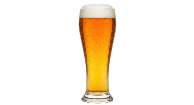 Isolated Glass of Beer