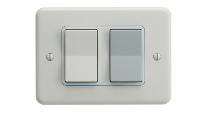 Isolated Light Switch Plate