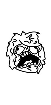 derp women meme illustration