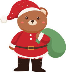 christmas teddy bear