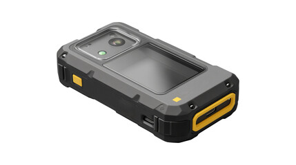 Fototapeta premium Rugged mobile technology device for construction field work