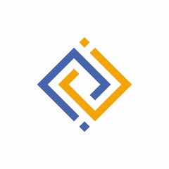 creative futuristic trendy logo vector design