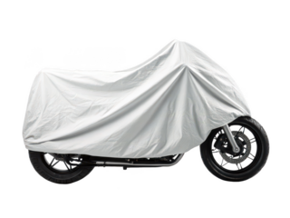 motorcycle rain cover white background weatherproof protective cover to shield motorcycle from rain and dust fits various models compact and foldable transparent background