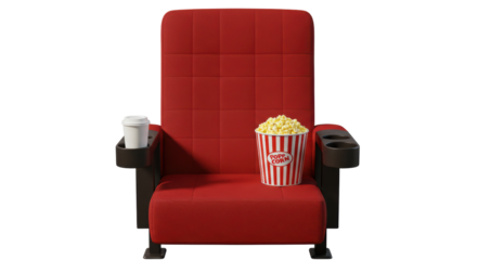 Isolated Movie Theater Seat