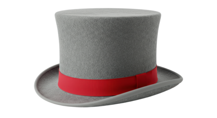 Isolated Gray Top Hat